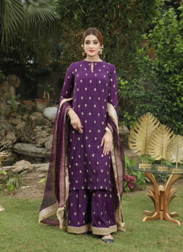 3PC Unstitched Fancy Suit